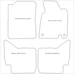 Daihatsu Terios Manual Car Mats